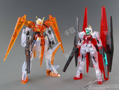 HG00 GN-007 堕天使高达 & GNR-101A GN弓兵战机 Clear Color ver.