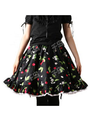 Cherry Bustle Skirt (gothic906, gothic907)