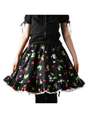 Cherry Bustle Skirt (gothic906, gothic907)