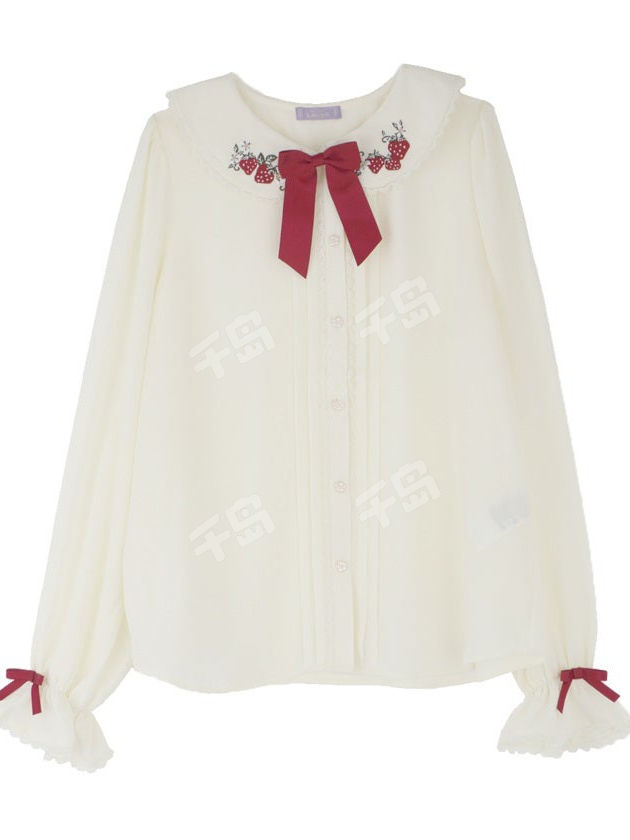 Axes Femme Kawaii - Berry Picnic Blouse