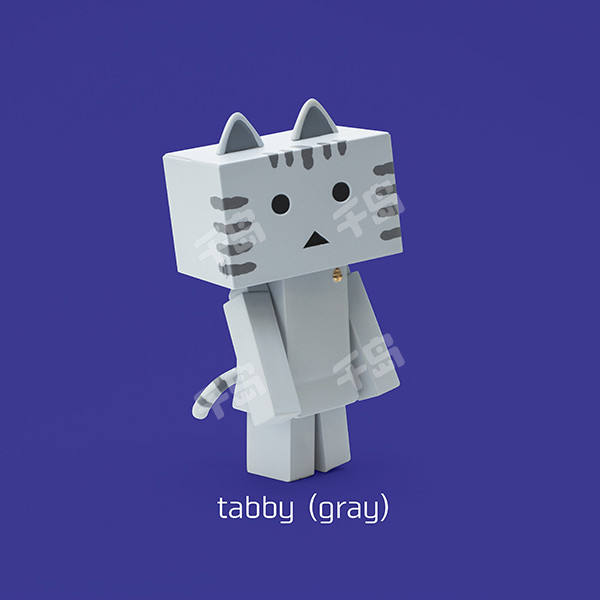 Nyanboard Figure Collection 2 阿楞 Tabby(gray)