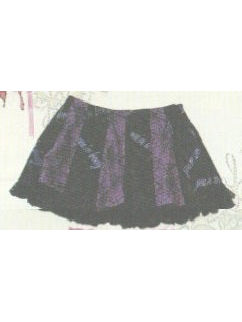  h. jelly & Honey Stripe Mini Skirt 