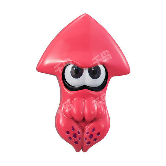 Splatoon 2 Squid Curling Mascot 墨灵 Neon Pink