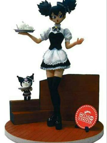 Kuromi × Maid Cafe Collaboration Maid in Black 可罗米 クルミ·ヌイ MIA Cafe Costume