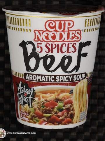 Nissin Cup Noodles 5 Spices Beef