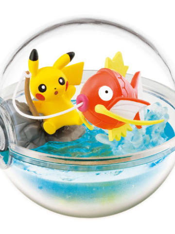 Pocket Monsters Terrarium Collection - Together with Pikachu 鲤鱼王 皮卡丘 Fishing