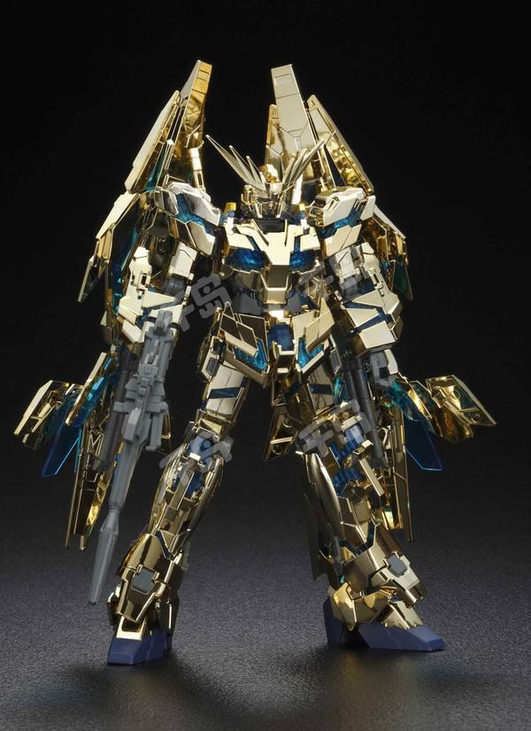 HGUC RX-0 独角兽高达3号机 菲尼克斯 [毁灭模式] Ver. GFT 限定金色涂层