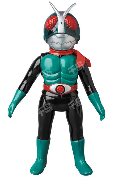 Toei Retro Sofubi Collection 假面骑士2号 (New Color) Middle Size