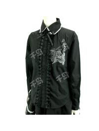 FRILL Lace-Up Frill Shirt