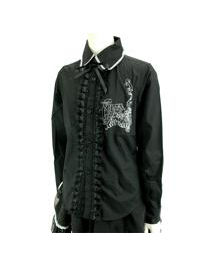 FRILL Lace-Up Frill Shirt