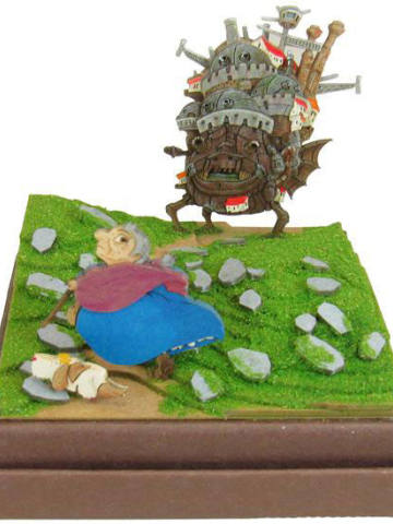 Miniatuart Kit Studio Ghibli Mini 哈尔的移动城堡 宾 苏菲 