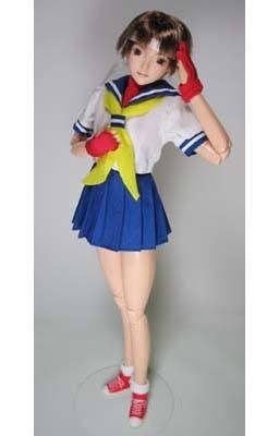 春日野樱 Capcom Action Doll Collection - Blue ver.