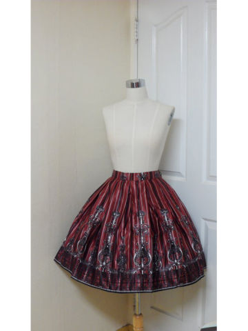  Royal Ornament Regimental Stripe Skirt 