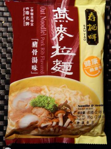 Oat Noodle Pork Rib Flavored