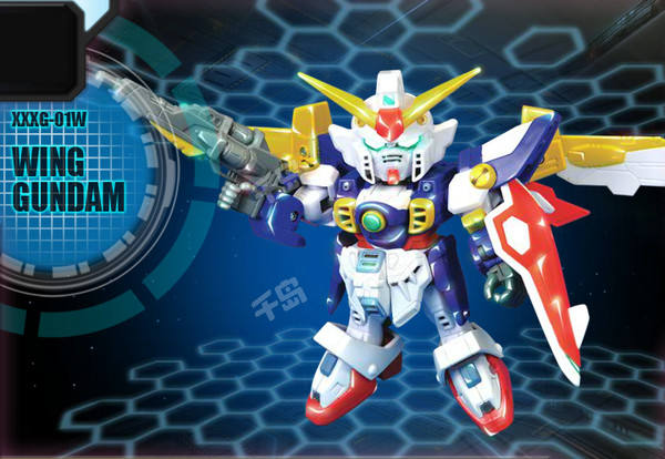 SD Gundam Action Figure XXXG-01W 飞翼高达