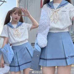玉桂狗水色皇冠系列收腰水手服套装-资料图