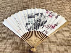 工筆．摺扇 」陸-资料图