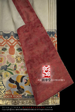 猫蝶瓶安妆花织金纱襕裙-资料图
