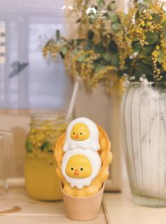 鸡蛋仔双球甜筒-资料图