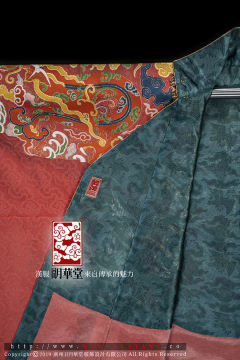 飞鱼云肩通袖妆花织金纱-资料图