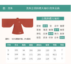 墨:洗朱·大袖衫-资料图