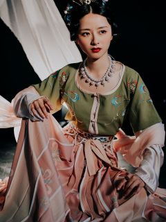 鸣沙秋香绿·裙-资料图