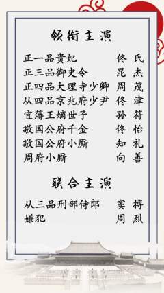 三堂会审-资料图