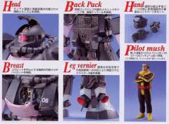 MG MS-06R-1A 高机动型扎古Ⅱ 黑色三连星 Ver.-资料图
