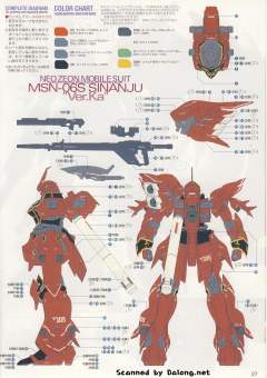 MG MSN-06S 新安洲 Ver.Ka 电镀版-资料图