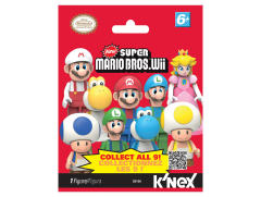 K'NEX Super Mario Mystery Figure Bags Series 1 奇诺比奥 Yellow-资料图