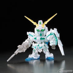 SD高达 BB战士 RX-0 独角兽高达 绿色精神感应框架-资料图