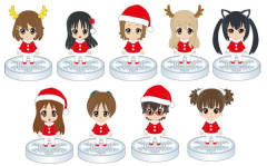 K-ON! MOVIE ITO EN Santa Figure 真锅和-资料图