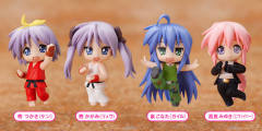 Nendoroid Petit 柊司 Lucky Star Street Fighter IV Cosplay-资料图