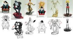 Death Note Real Figure Collection 流克 Full Color ver.-资料图