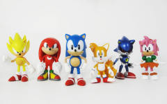 Classic Sonic the Hedgehog Statue 金属索尼克-资料图