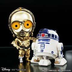 Q-Droid Star Wars C-3PO & R2-D2 C-3PO Movie Release Memorial Plating Color ver.-资料图