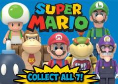 K'NEX Super Mario Mystery Figure Bags Series 4 路易基-资料图