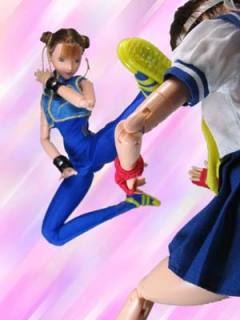 春日野樱 Capcom Action Doll Collection - Blue ver.-资料图