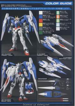 1/100 高达00模型系列 GN-0000+GNR-010 00强化模组 GN-0000 00高达 GNR-010 0强化战机-资料图