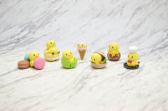 Uta no☆Prince-sama♪ Piyo-chan Trading Mascot Figure 2 -Oishii- Piyo酱 Macaron-资料图