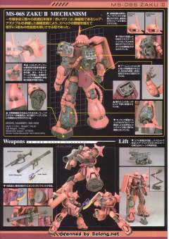 MG MS-06FS 扎古II 卡尔马·萨比专用-资料图