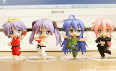 Nendoroid Petit 柊司 Lucky Star Street Fighter IV Cosplay-资料图