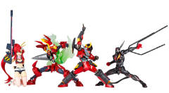 Revoltech 天元突破 红莲螺岩 Metalic Color Ver.-资料图