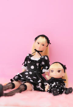 香奈 polka dot dress-资料图