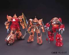 HGUC 夏亚专用机套装 透明版-资料图