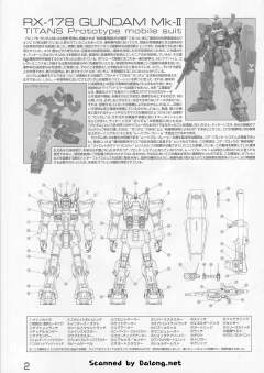 MG RX-178 高达 Mk-II (Titans) Ver. 2.0-资料图