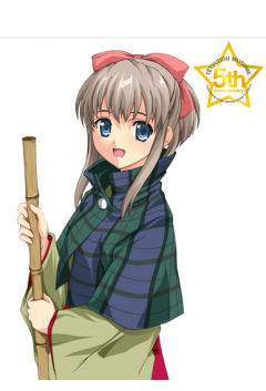 Tetsudou Musume Premium Series 八木泽麻衣 Purple Ribbon-资料图