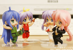 Nendoroid Petit 柊司 Lucky Star Street Fighter IV Cosplay-资料图