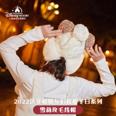 雪莉玫-22上迪圣诞毛线帽-资料图