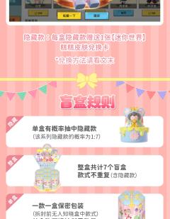 迷你世界甜心蛋糕系列-资料图